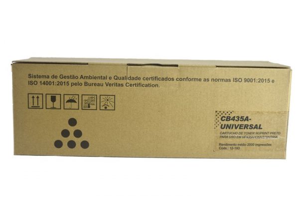 CARTUCHO DE TONER TECNOTONER PRETO PARA USO EM HP CB-435A UNIVERSAL - Image 4