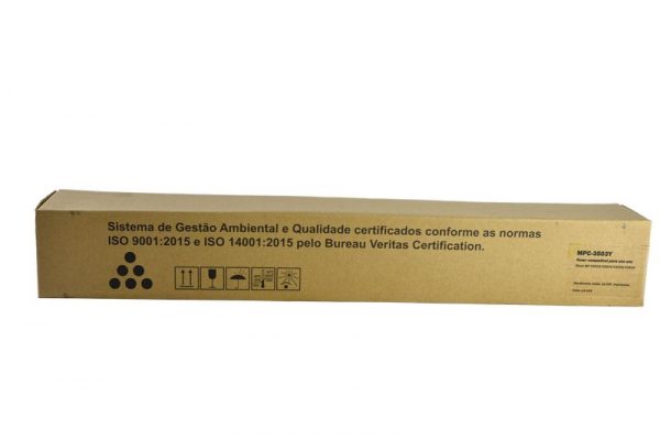 CARTUCHO DE TONER TECNOTONER AMARELO  PARA USO EM RICOH  MPC-3503 Y - Image 2