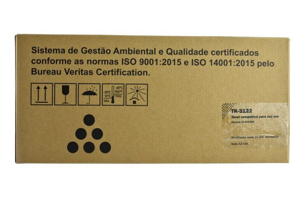 CARTUCHO DE TONER TECNOTONER PRETO PARA USO EM KYOCERA TK-3122 - Image 3