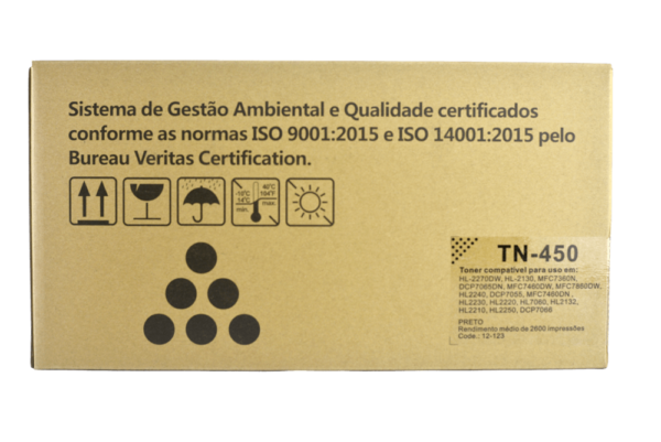 CART. DE TONER MARCA TECNOTONER MODELO BROTHER TN450 - Image 5